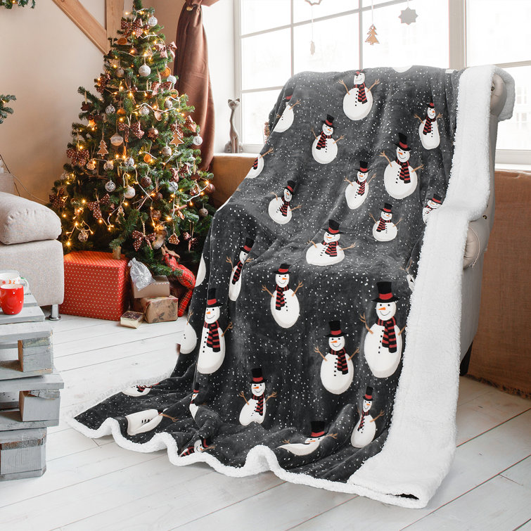 Christmas clearance fuzzy blanket